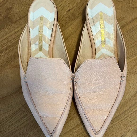 Nicholas Kirkwood Beya Flat Mules - Picture 4 of 7